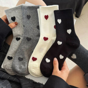Love print socks set