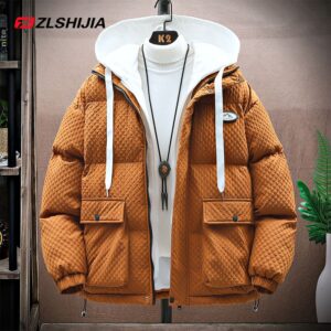 Hoodie style padding jacket