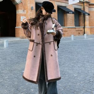 European style Long stylish jacket
