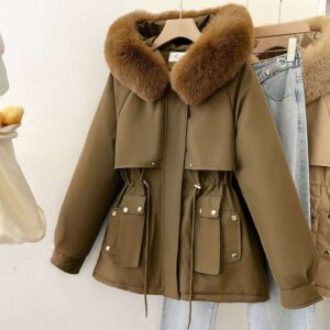 Stylish comfortable semi long jacket